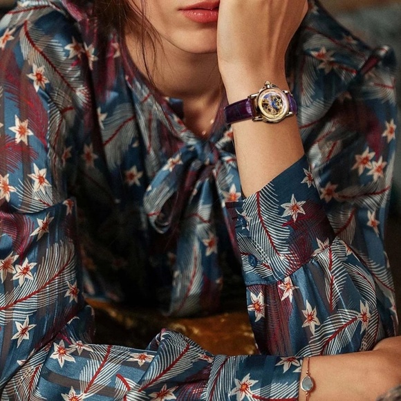 COPY - Womens Automatic Transparent Skeleton Luxury Leather Band Ladies Watch G… main image 7